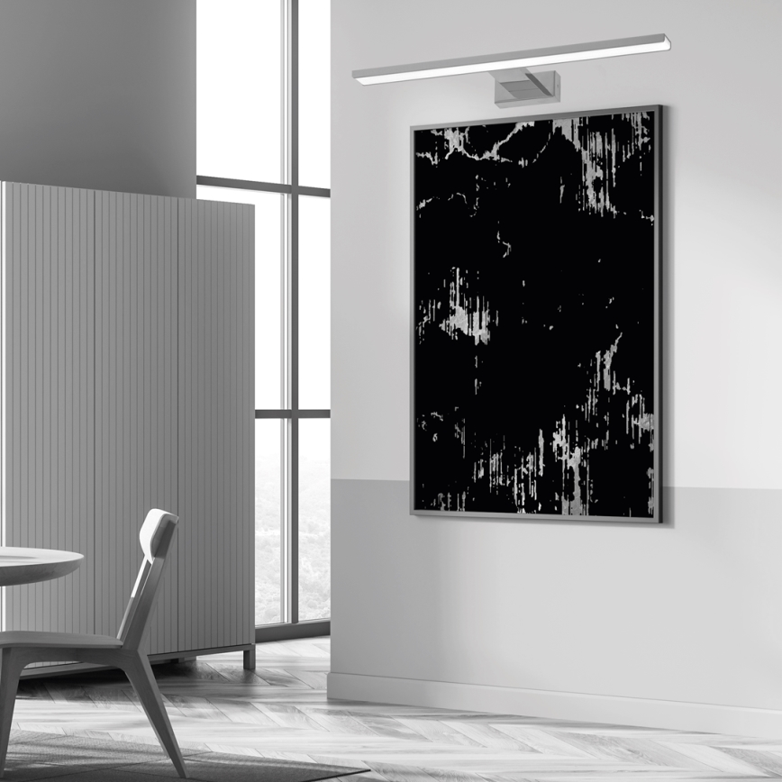Iluminação de ilustração LED PINTO LED/12W/230V cromado brilhante