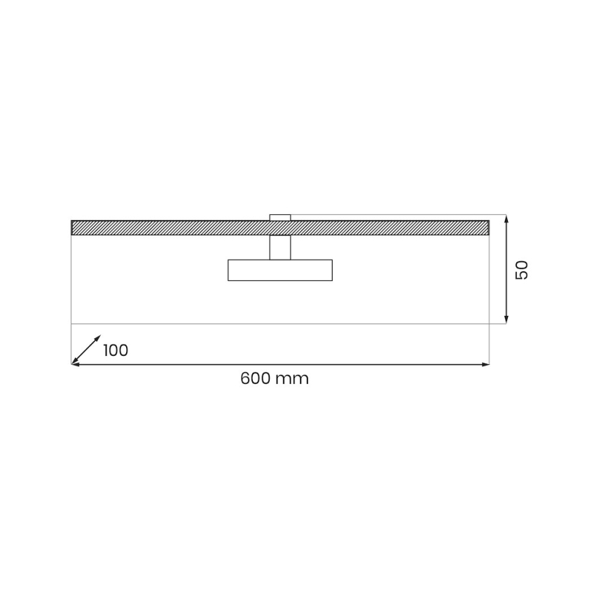 Iluminação de ilustração LED PRADO LED/11W/230V preto