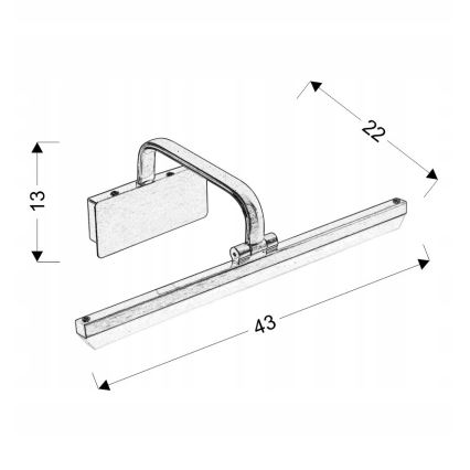 Iluminação de imagem LED HANG LED/8W/230V