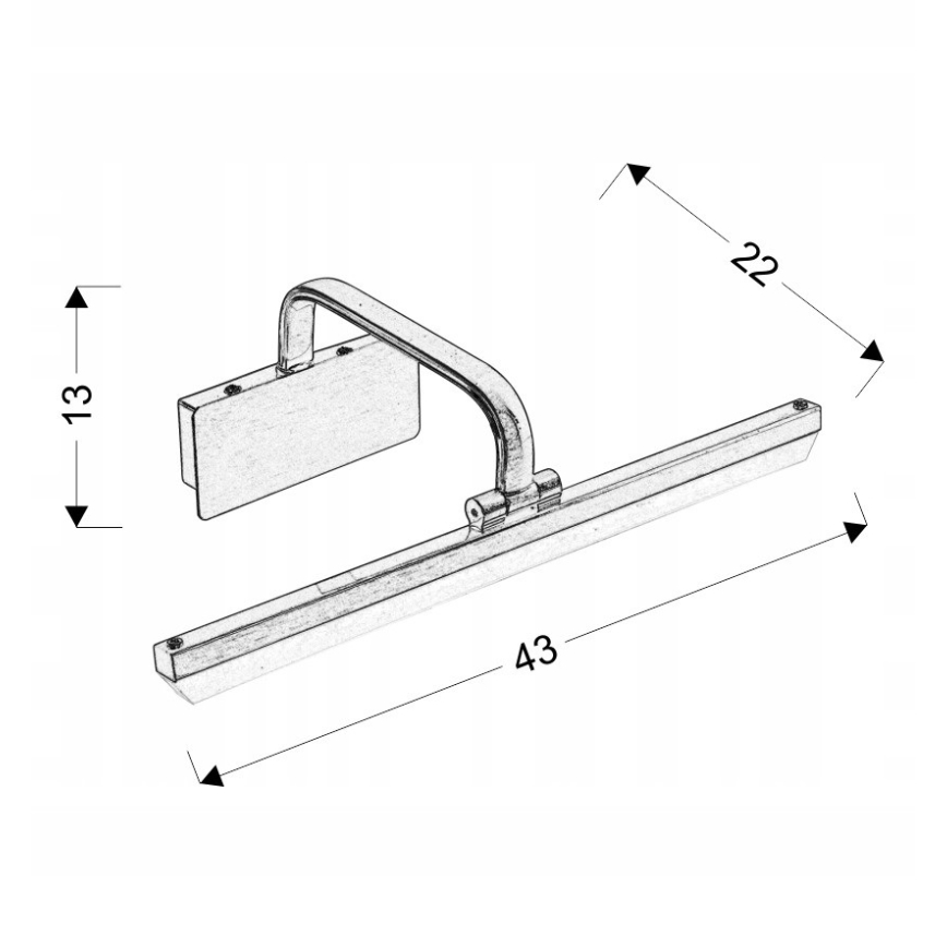 Iluminação de imagem LED HANG LED/8W/230V