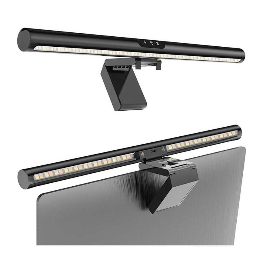 Iluminação de monitor LED com regulação LED/5W/5V 3000/4000/5000/6000K 42 cm preto