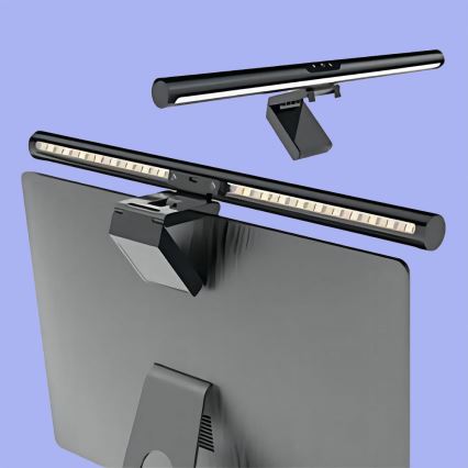 Iluminação de monitor LED com regulação LED/5W/5V 3000/4000/5000/6000K 42 cm preto