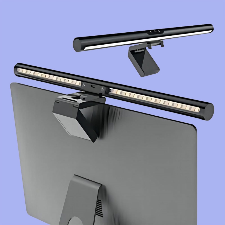 Iluminação de monitor LED com regulação LED/5W/5V 3000/4000/5000/6000K 42 cm preto