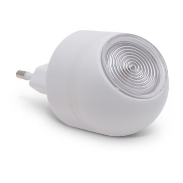 Iluminação de orientação de tomada LED com sensor de crepúsculo LED/1W/230V