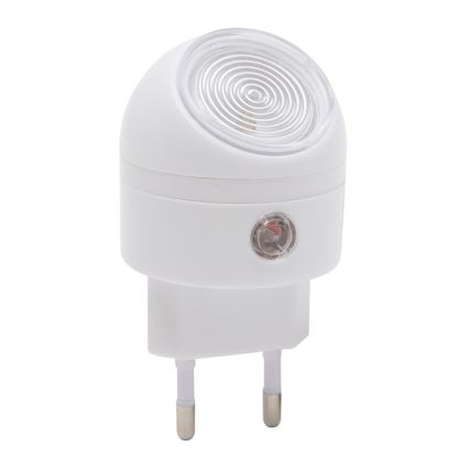 Iluminação de orientação de tomada LED com sensor de crepúsculo LED/1W/230V