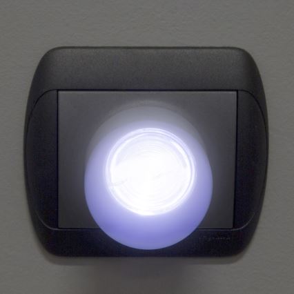 Iluminação de orientação de tomada LED com sensor de crepúsculo LED/1W/230V