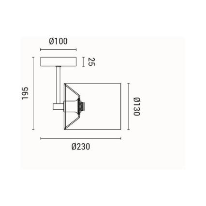 Iluminação de parede 1xE14/15W/230V