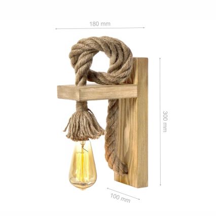 Iluminação de parede 1xE27/40W/230V