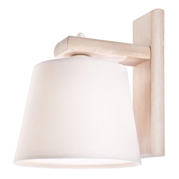 Iluminação de parede 1xE27/60W/230V carvalho - FSC certificado