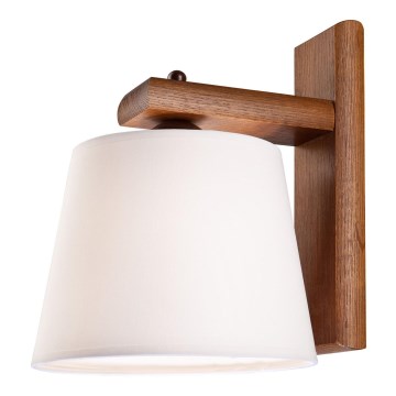 Iluminação de parede 1xE27/60W/230V carvalho - FSC certificado