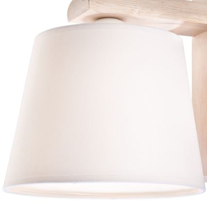 Iluminação de parede 1xE27/60W/230V carvalho