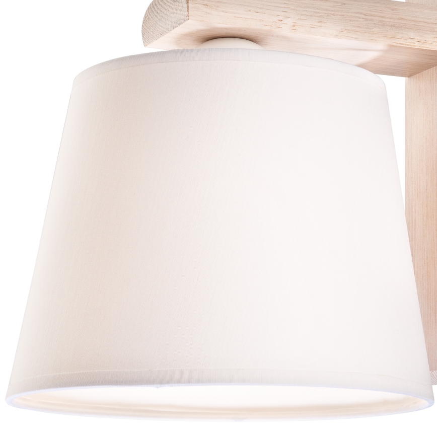 Iluminação de parede 1xE27/60W/230V carvalho