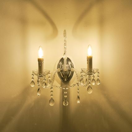 Iluminação de parede 2xE14/15W/230V