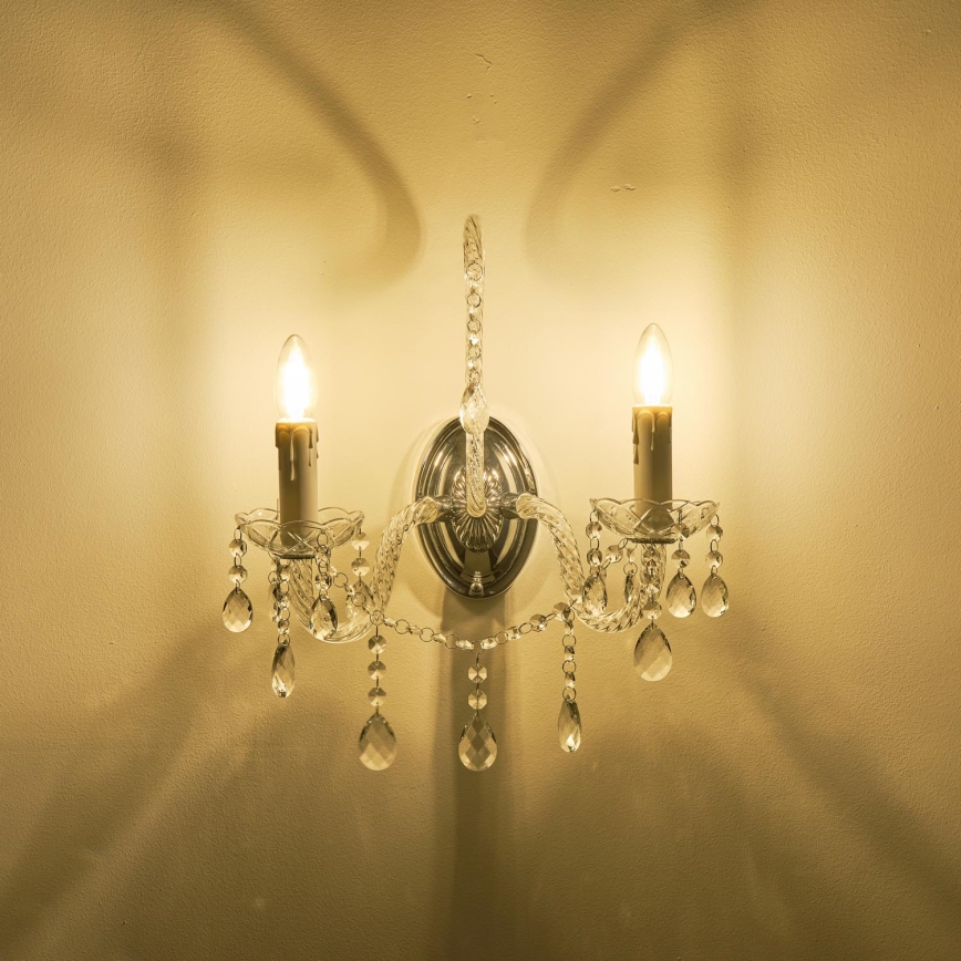 Iluminação de parede 2xE14/15W/230V