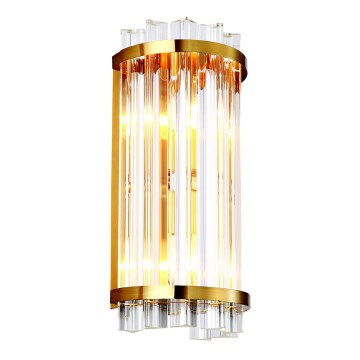 Iluminação de parede 2xE14/7W/230V dourada