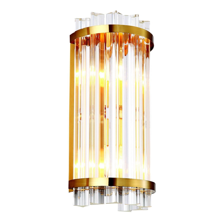 Iluminação de parede 2xE14/7W/230V dourada