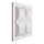 Iluminação de parede 4xE27/20W/230V branco/faia
