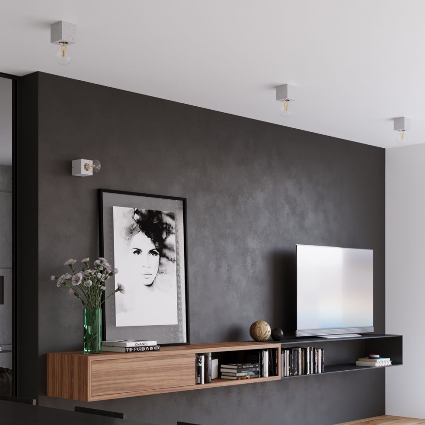 Iluminação de parede ABEL 1xE27/60W/230V betão