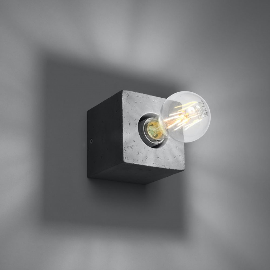 Iluminação de parede ABEL 1xE27/60W/230V betão