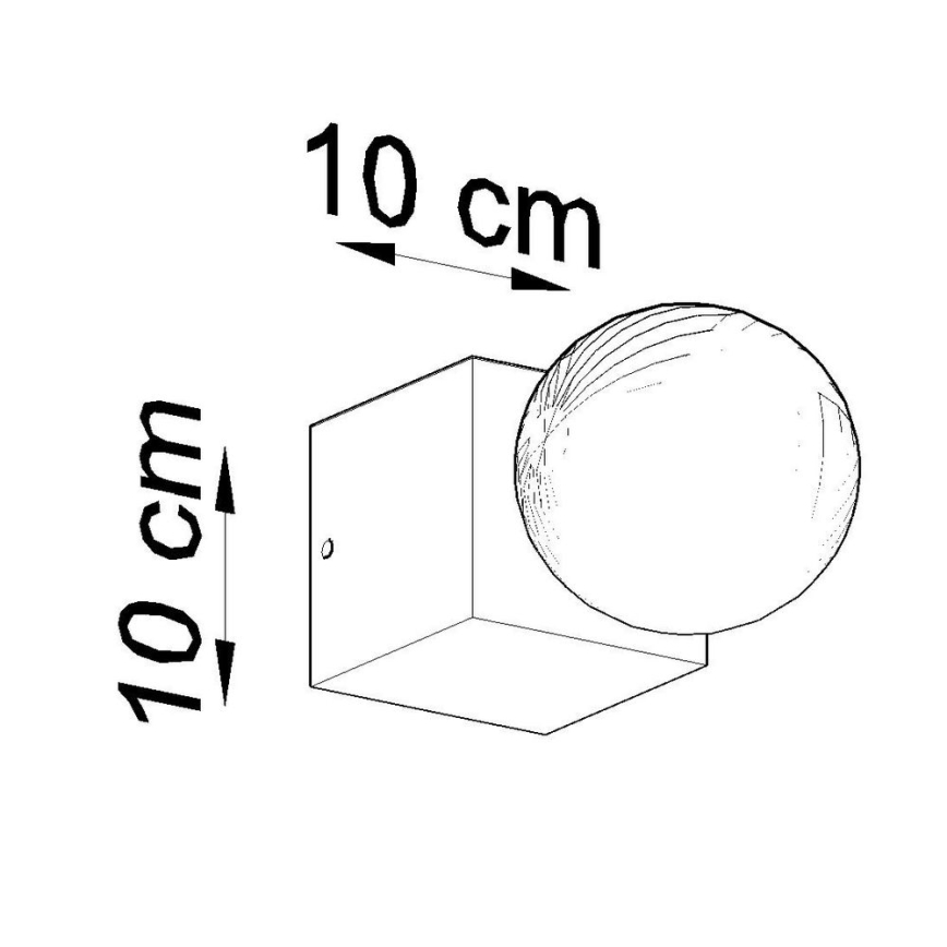 Iluminação de parede ABEL 1xE27/60W/230V betão