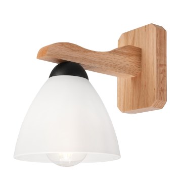 Iluminação de parede ADRIANO 1xE27/60W/230V carvalho