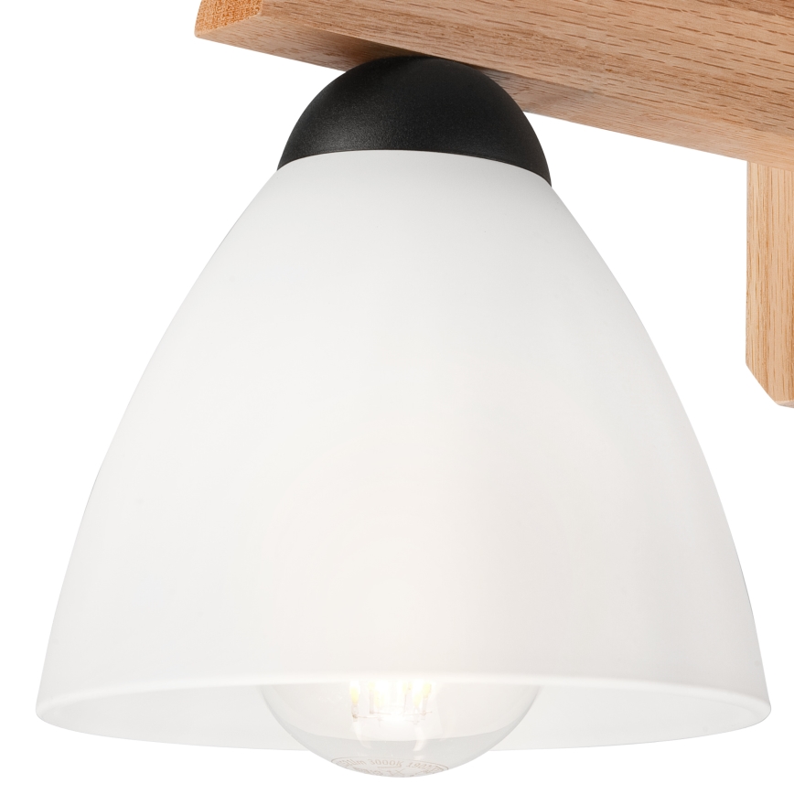 Iluminação de parede ADRIANO 1xE27/60W/230V carvalho