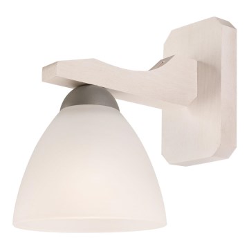 Iluminação de parede ADRIANO 1xE27/60W/230V faia - FSC certificado