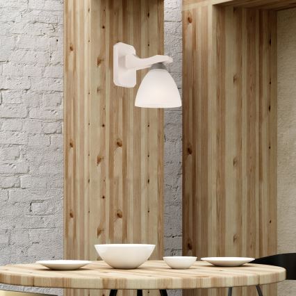 Iluminação de parede ADRIANO 1xE27/60W/230V faia - FSC certificado