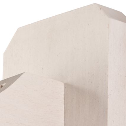 Iluminação de parede ADRIANO 1xE27/60W/230V faia - FSC certificado