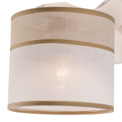 Iluminação de parede ANDREA 1xE27/60W/230V faia