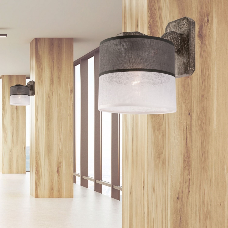 Iluminação de parede ANDREA 1xE27/60W/230V faia