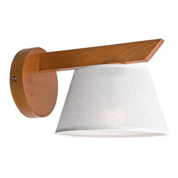 Iluminação de parede ANTONIO 1xE14/40W/230V faia