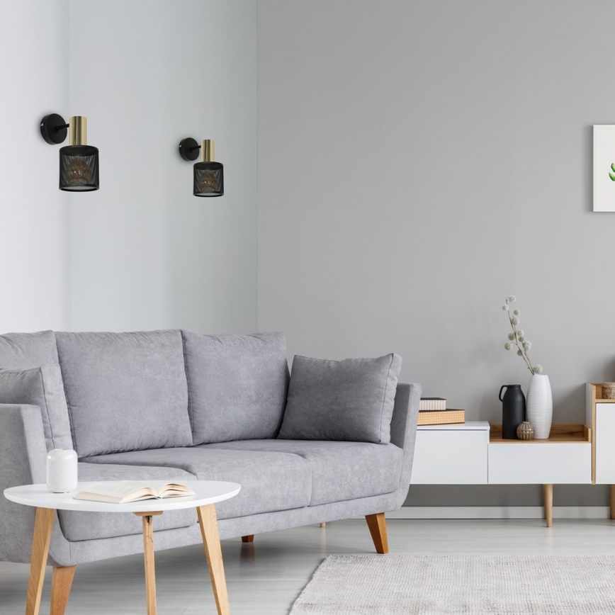 Iluminação de parede ARES 1xE27/60W/230V
