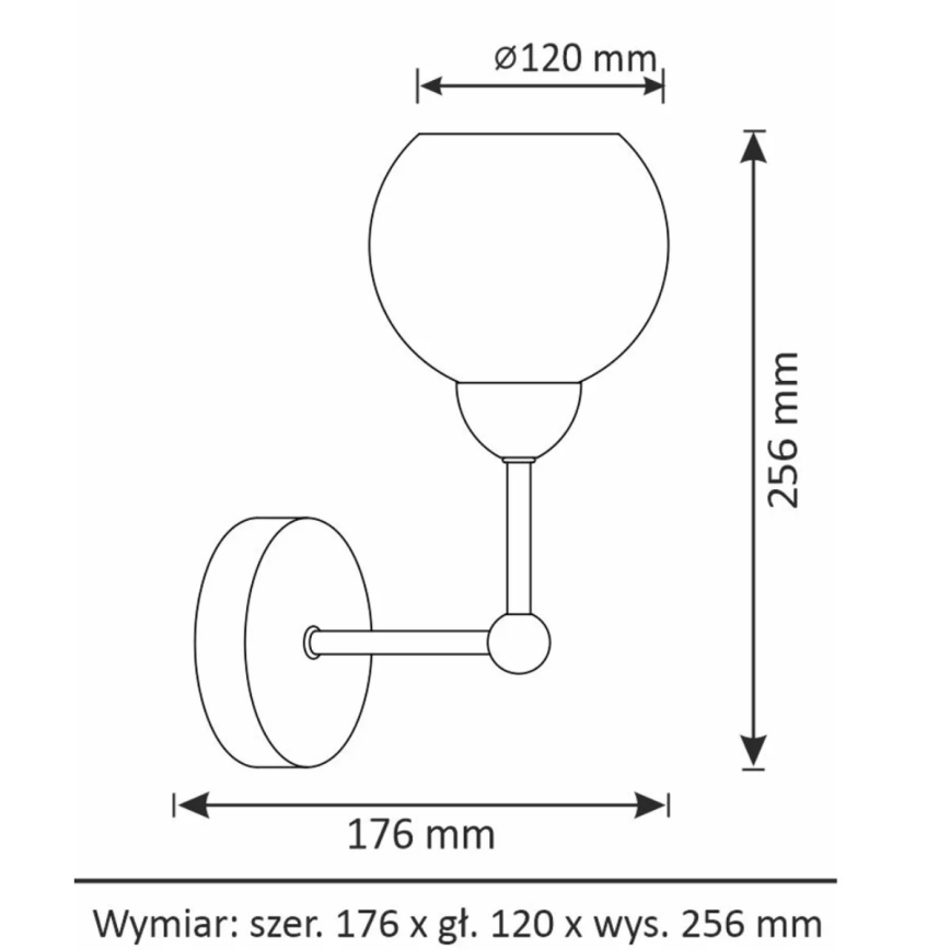Iluminação de parede ASSARIA 1xE14/10W/230V