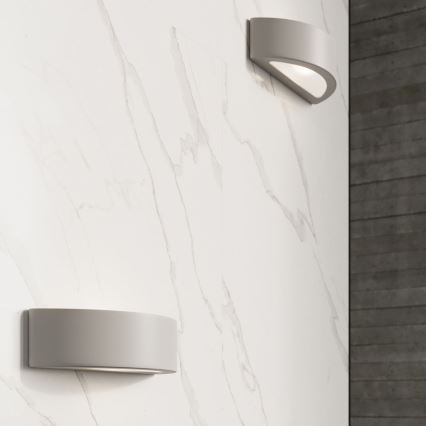 Iluminação de parede ATENA 1xE27/60W/230V cinzenta