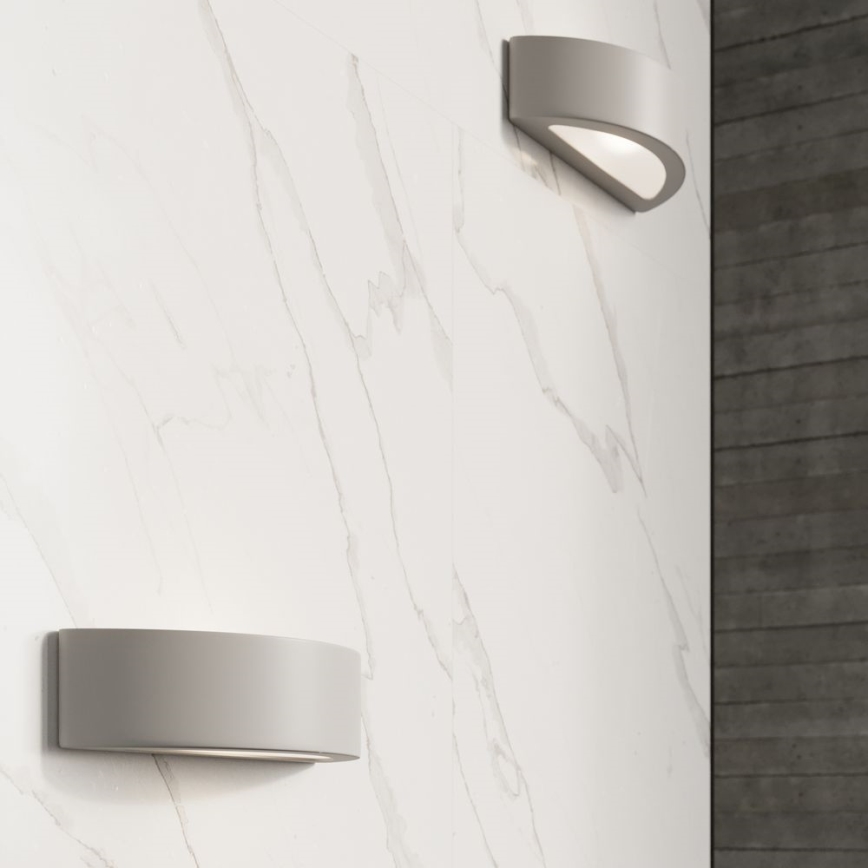 Iluminação de parede ATENA 1xE27/60W/230V cinzenta