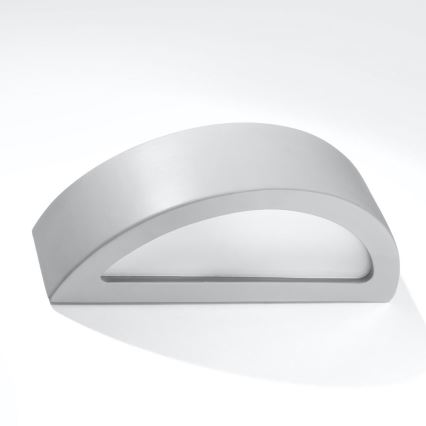 Iluminação de parede ATENA 1xE27/60W/230V cinzenta