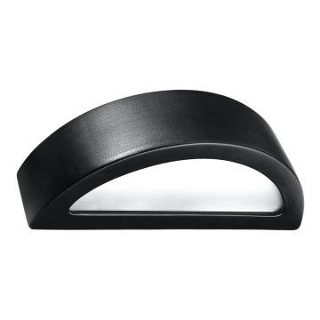 Iluminação de parede ATENA 1xE27/60W/230V preta