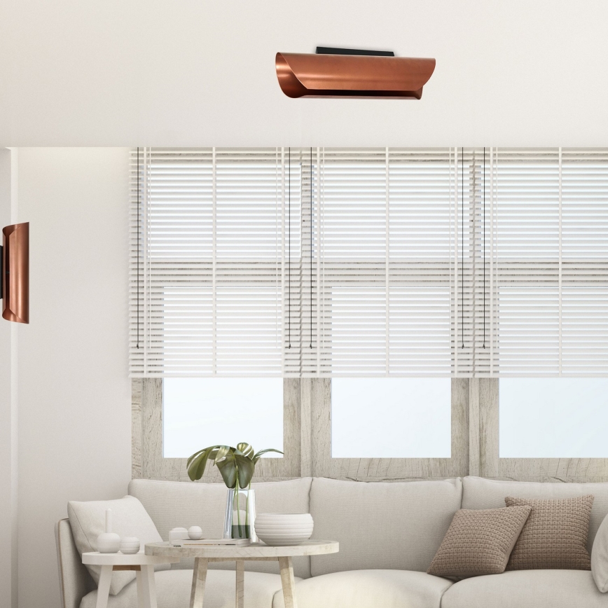 Iluminação de parede BARBOS 2xG9/8W/230V cobre