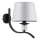 Iluminação de parede BARNI 1xE14/10W/230V preto/prateado