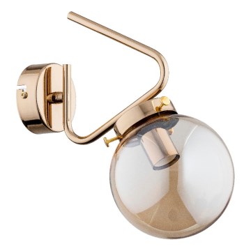 Iluminação de parede BARSUM 1xE14/10W/230V dourado