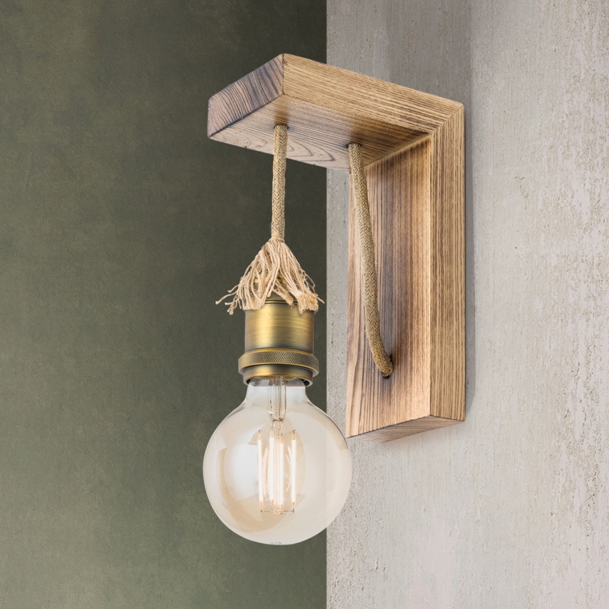Iluminação de parede BASSENA 1xE27/60W/230V