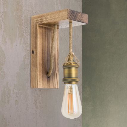 Iluminação de parede BASSENA 1xE27/60W/230V