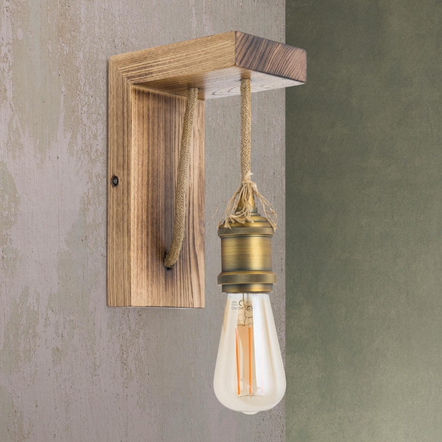 Iluminação de parede BASSENA 1xE27/60W/230V