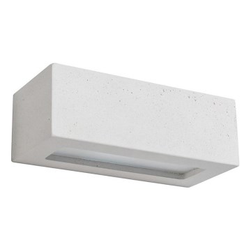 Iluminação de parede BLOCK 1xE27/40W/230V betão - certificado por FSC