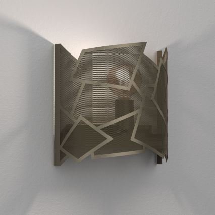 Iluminação de parede CAMO 1xE27/15W/230V dourado