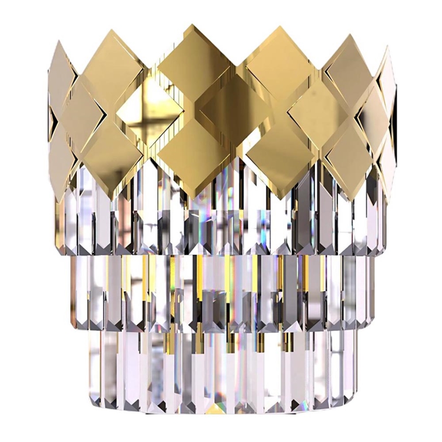Iluminação de parede CARISMA 2xE14/40W/230V dourada