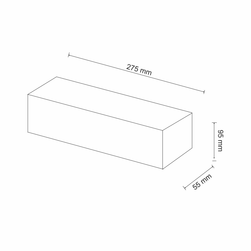 Iluminação de parede CEGIELKA 1xE14/12W/230V gesso/branco