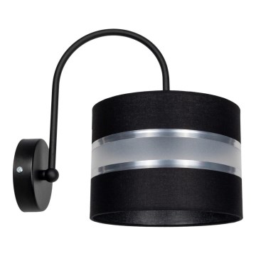 Iluminação de parede CORAL 1xE27/60W/230V preto
