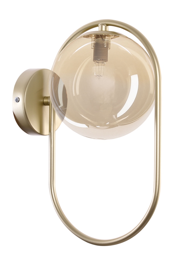 Iluminação de parede CORDEL 1xG9/28W/230V latão/fumado bege